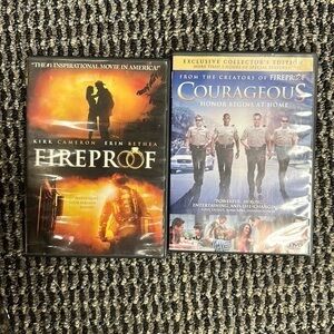 Fireproof & Couragous DVDs GUC